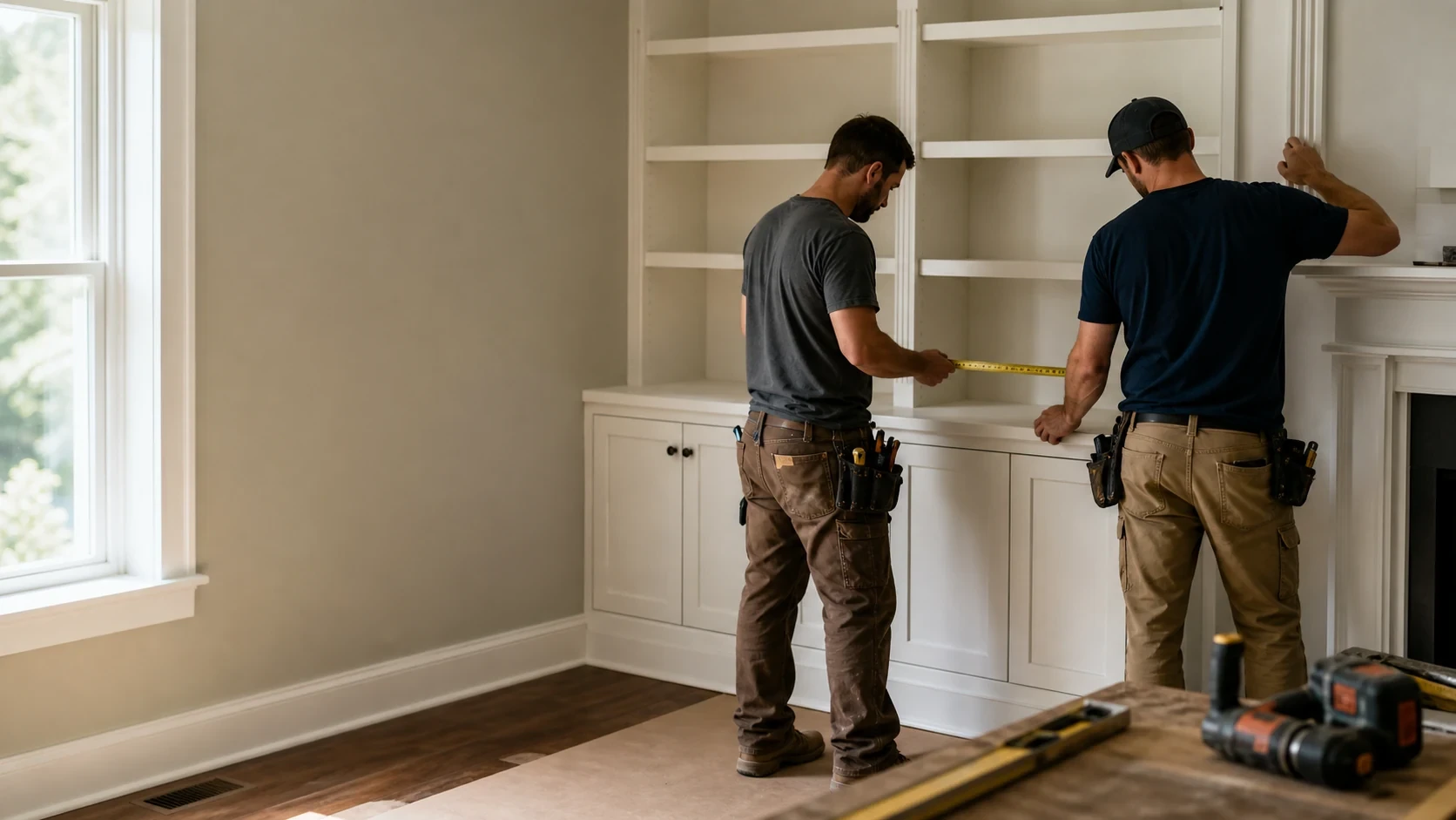 Northgate contractors planning custom built-in work