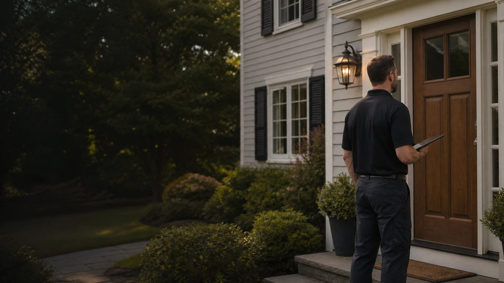 Northgate Home Services contractor arriving for a home estimate