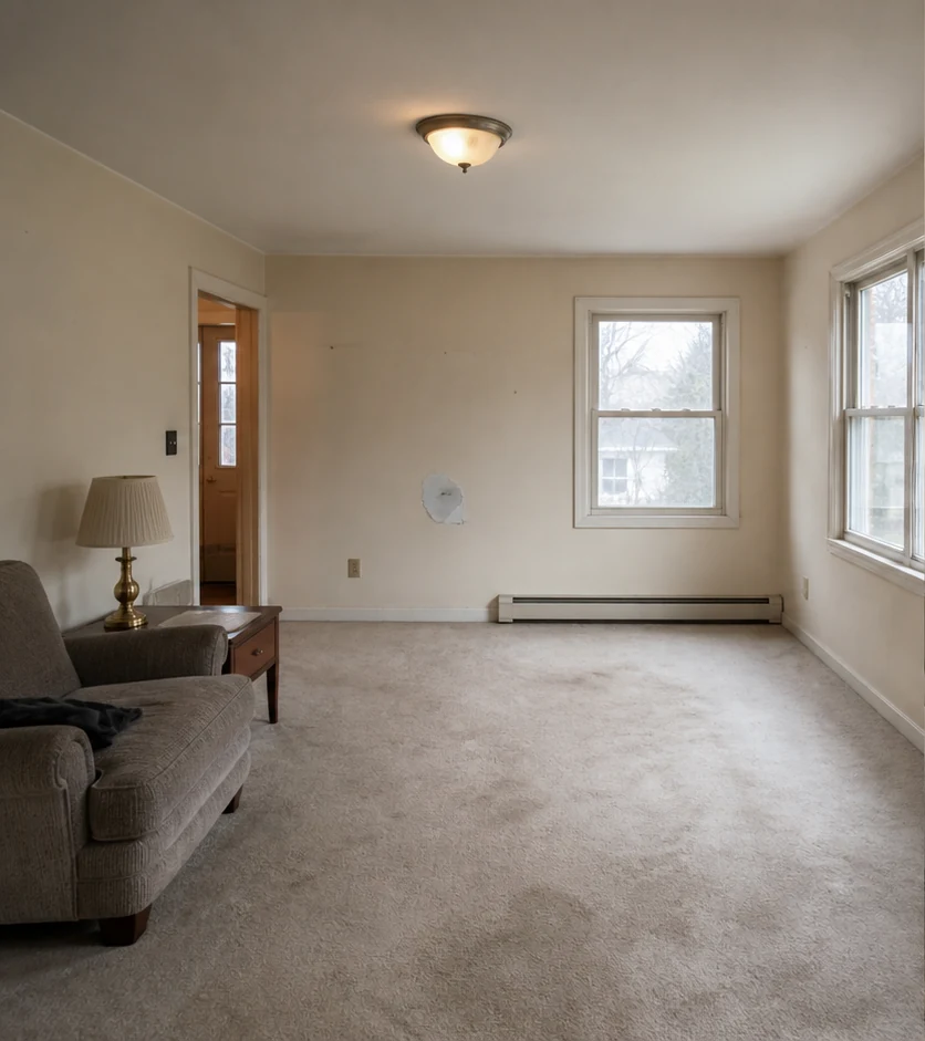 Living room before Northgate service